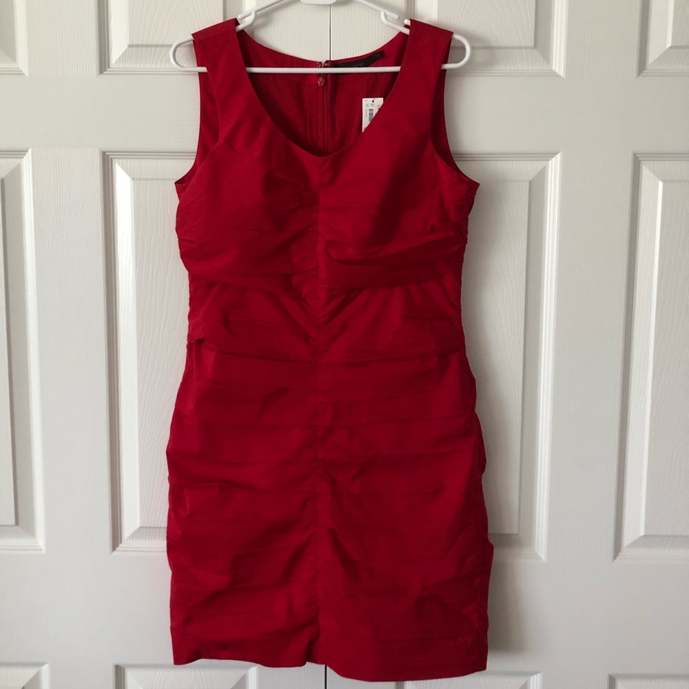 The Limited Red Sleeveless Dress